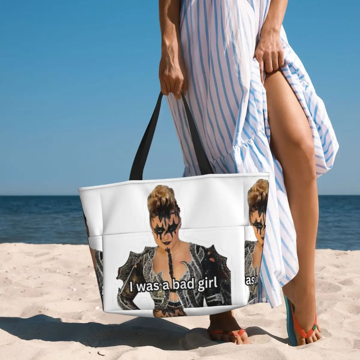 

JoJo Siwa Bootleg Singer Karma Album Beach Tote Bag Sport Gym Yoga Duffle Large Tote Bag Women Travel Bag Fitness bag