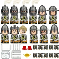 Ancient Roman medieval knights, soldiers, castles, royal guards, building blocks, mini dolls, humanoid dolls, toys and gifts. 6