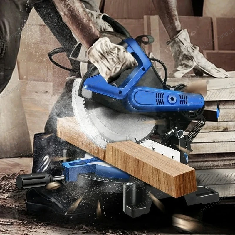 Household 110v45 degree angle miter multi-functional profile high-precision circular saw aluminum machine