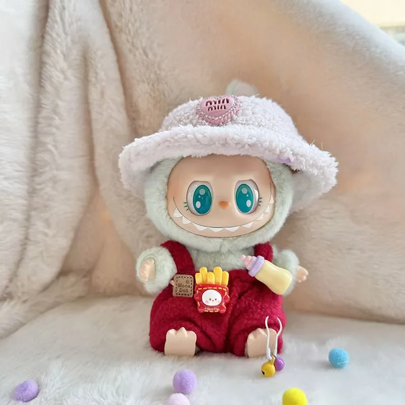 Para colgantes de ropa Labubu, pantalones portabebés Labubu Sitting Party