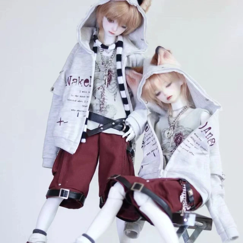 

New Arrived 1/4 Doll's Clothes Suit for 45cm Bjd Doll Handsome Dress Up Play House Girl Toys Fashion Doll Accessories, No Doll