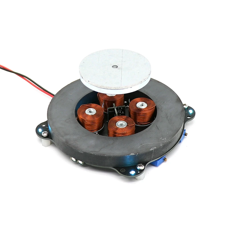 Magnetic Levitation Module With LED Lamp Max Load-Bearing 500G Platform DIY Core Kit For Magnetic Levitation Machine With Power