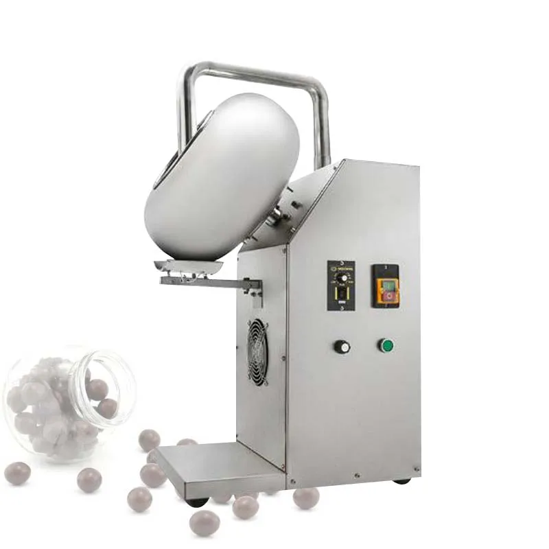 

Commercial Peanut Sugar Coating Machine 3-8kg/H Chocolate Coating Polishing Machine Sugar Ball Coater Machine