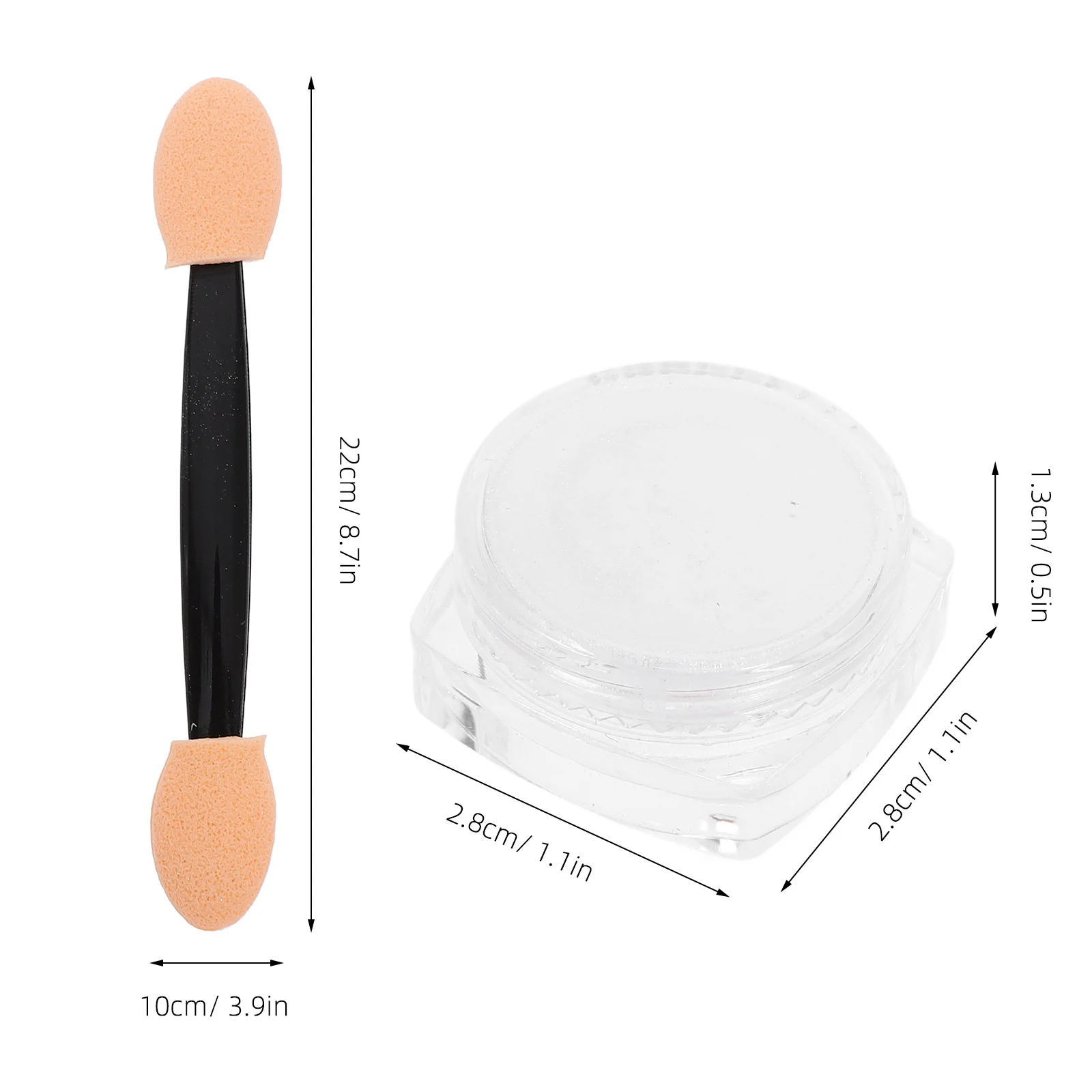 1 conjunto de pó fino de luar para unhas, pó de glitter para unhas, durável, pigmento para arte em unhas, suprimentos de manicure com glitter