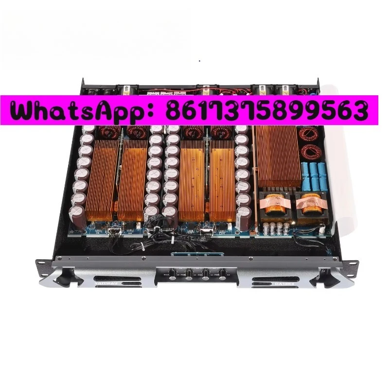 DA18K4 1U 4 Channel 18000W High Power Class D Professional Audio Amplifier for Dj Concert