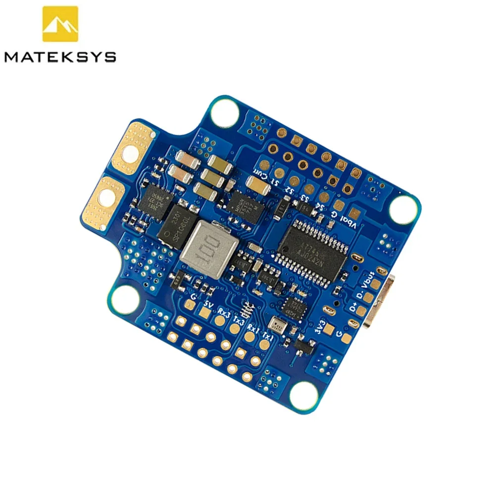 Matek MATEKSYS F405-TE Flight Controller Baro OSD MicroSD Blackbox Dual BEC 220A Current Senor 3-8S PDB 30X30mm for FPV Drones