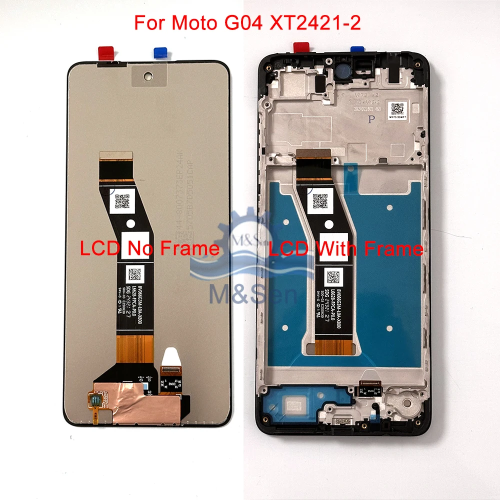 Original For Motorola Moto G24 LCD XT2423-1 Display Screen Touch