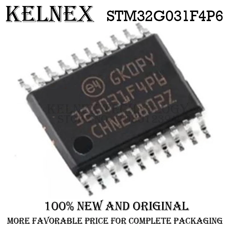 STM32G030F6P6 STM32G031F4P6 STM32G031F6P6 STM32G031F8P6 ARM Cortex-M0 64MHzMicrocontroller (MCU/MPU/SOC) IC chip TSSOP-20