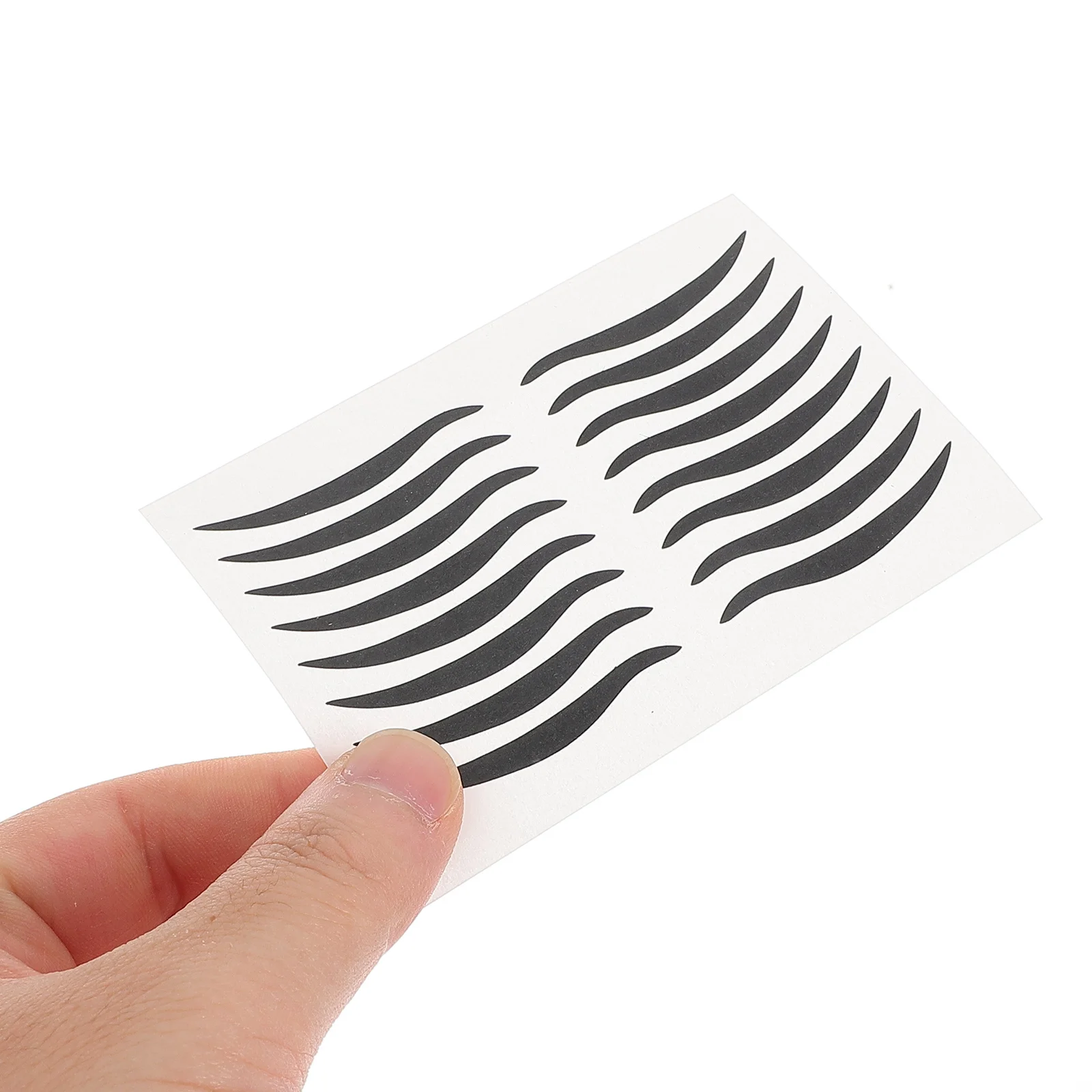 80Pairs Black Eyeliner Sticker Temporary Eye Makeup Plastic Eyeliner Eyeshadow Sticker Evening Party Stage Performance