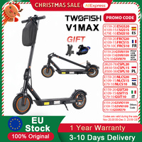 TWOFISH Electric Scooter 400W Power Motor 36V 10.4AH 28 Km/h Max Speed 100kg Load 9 Inch Pneumatic Tire Disc Brake E-scooter