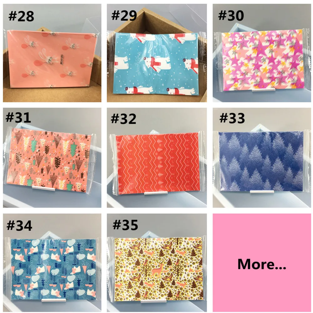 100 Stücke DIY Handgemachte Nougat Süßigkeiten Verpackung Öl Papier Milch Taffy Wrapper Neujahr Weihnachten Party Dekor – Detail 5