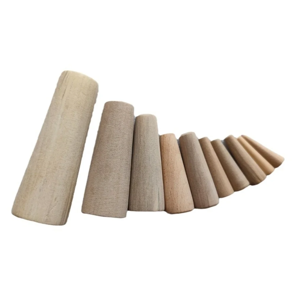 Conical Boat Stopper Marine Wooden Stopper Sturdy Wood Construction Long-lasting Performance Easy Insertion Design