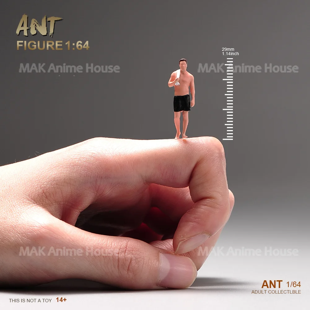 Miniaturas pintadas 1/64 sexy maiô casal moda mulher adereços figuras modelo cena de garagem bonecas criativas carro brinquedo