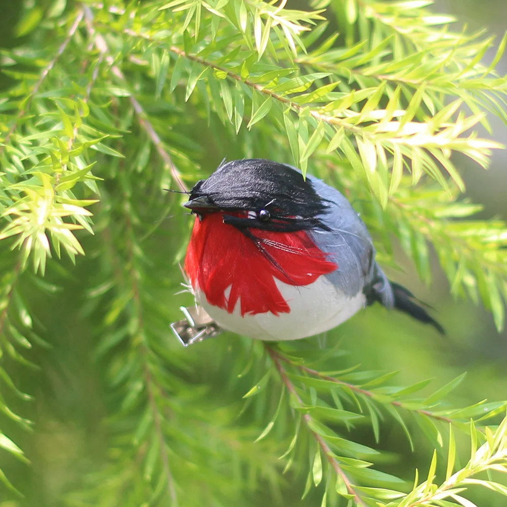 

10Pcs Xmas Bird Ornament Clip Hanging Pendant Beautiful Christmas Tree Decor Lovely Bird Shaped Craft Festive Holiday Decoration