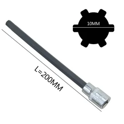 スクリュードライバー用の取り外しツール200mm,140mm,125mm,1/2mm,ヘッドボルトt52,ポリドライバーコネクタ,auti t10070用