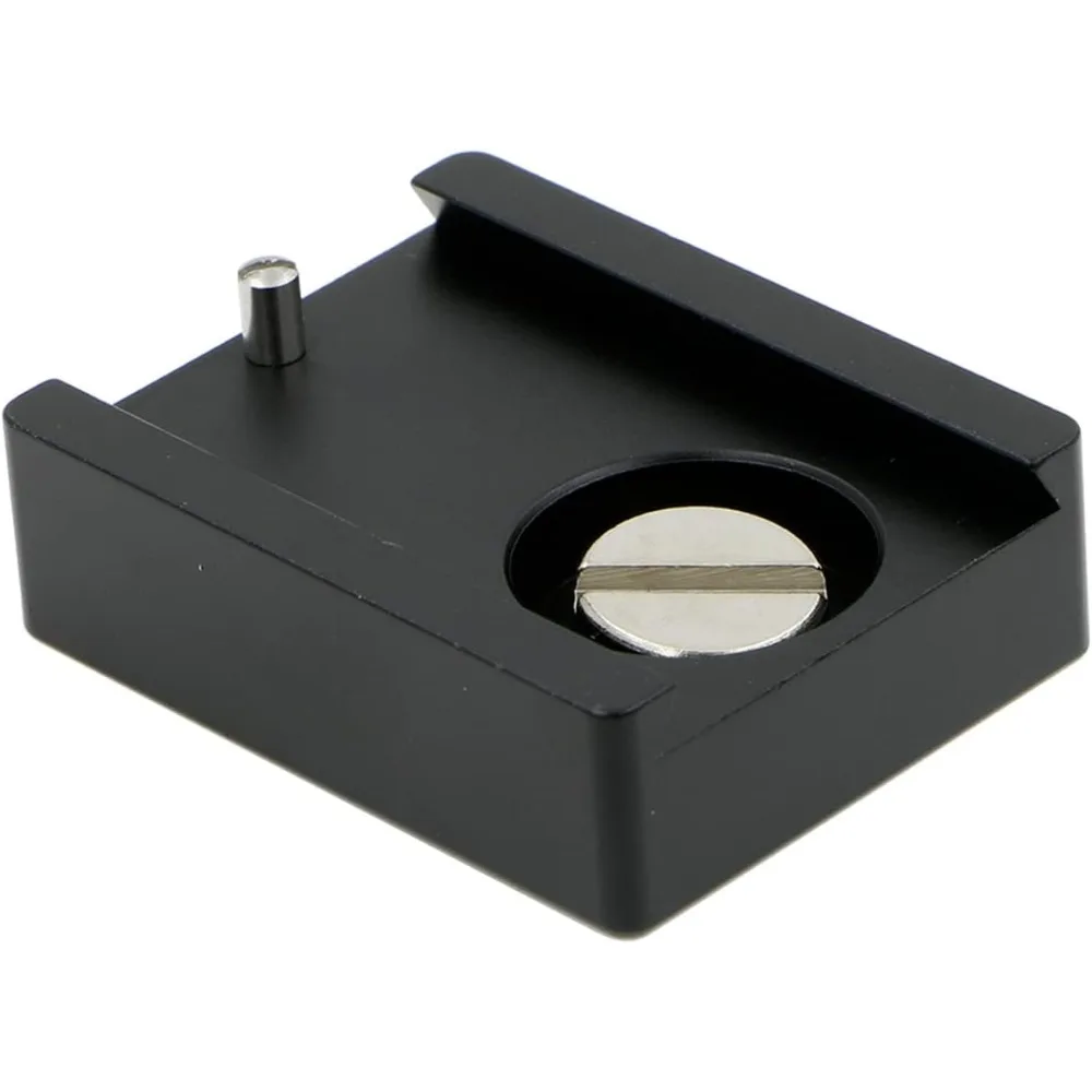 

Alvins Cold Shoe Mount Adapter Bracket with 3/8-16 Thread for Camera DSLR Flash Led Light Monitor