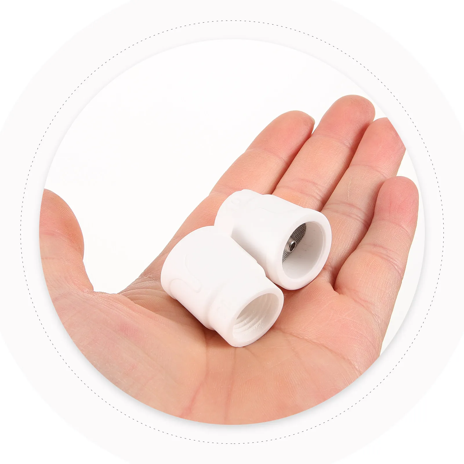 2Pcs Ceramic Tig Gas Nozzle Cup Accurate Inner Diameter Tig Torch Accessory for Argon Arc Welding Welding Supply