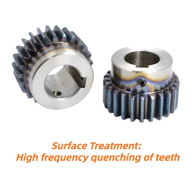 1PC 2M Spur Gear 45# Steel 15 16 17 18 19 20 21 22 23 24 Teeth Step Gear 2 Module Motor Gear Keyway Bore 12-25mm