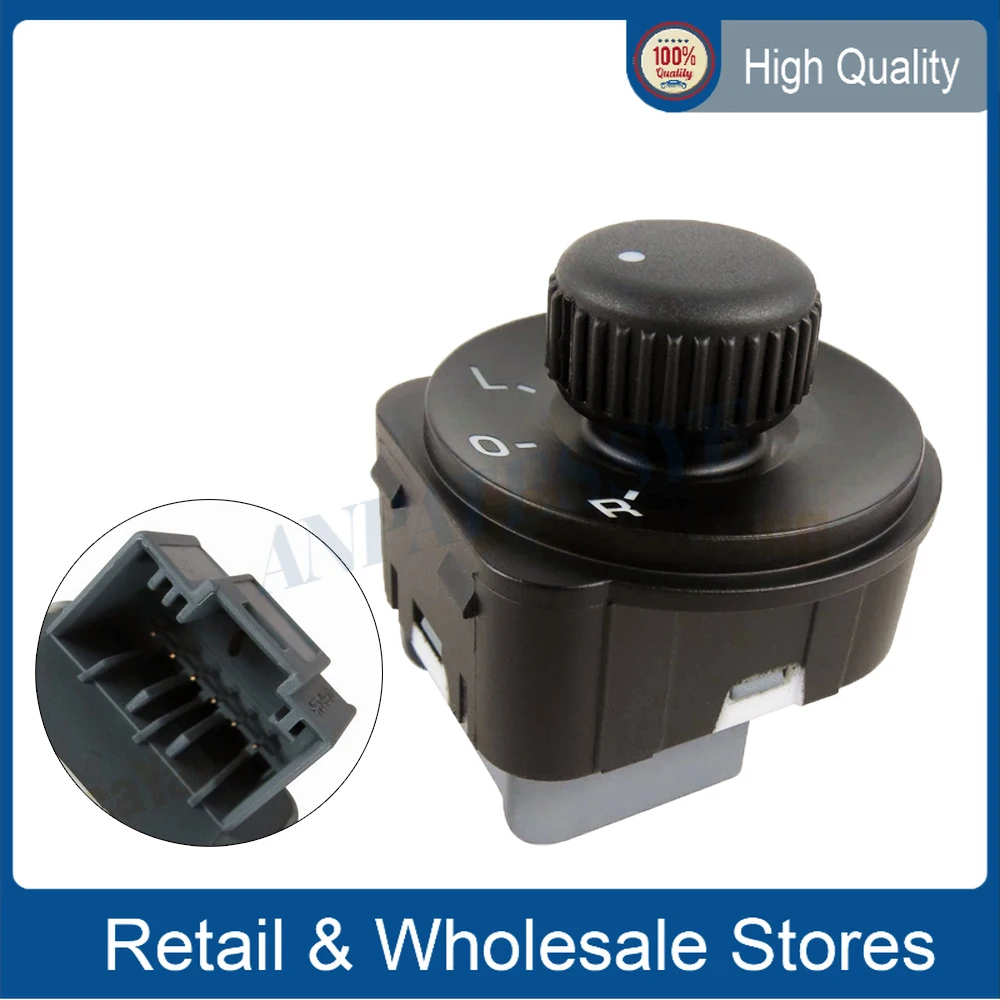 

1Z0 959 565 A 1Z0959565A 1ZD 959 565 1Z1959565A 1ZD959565 Mirror Switch Control Adjust Knob For SKODA Octavia MK2 II 1Z Side