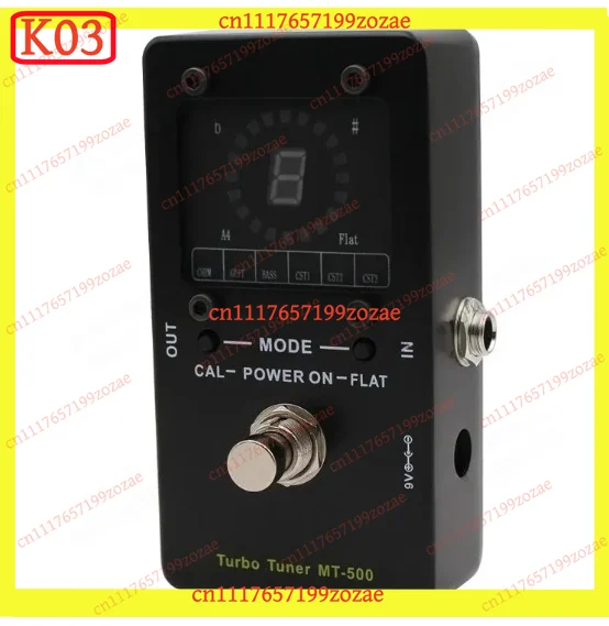 k3 MT-500 Strobe Tuner, High Precision Chromatic Tuner for Guitar, Bass & All Instruments