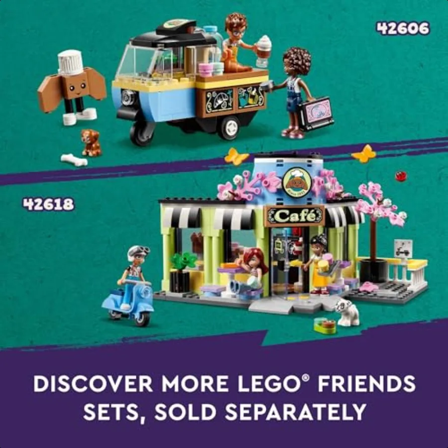 Amis Heartlake City Café jouets de construction semblant jouer jouets figurines Playset pour filles garçons âgés de 6 ans + jeu imaginatif W Mini poupée