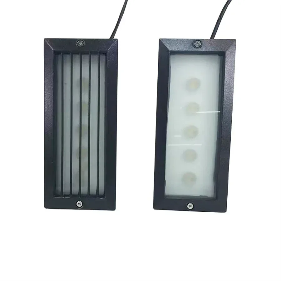 Imagem -04 - Impermeável Embutido Led Step Light Outdoor Lâmpadas de Parede Embutidas Caminho Corredor Escada Night Light Ip65 230x100x80 mm