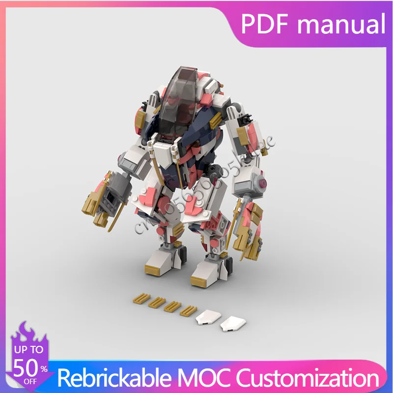 

NEW 466 PCS MOC Creative Customize Robot Modular Building Blocks Model Educational DIY Assembly Toys For Kids Christmas Gifts