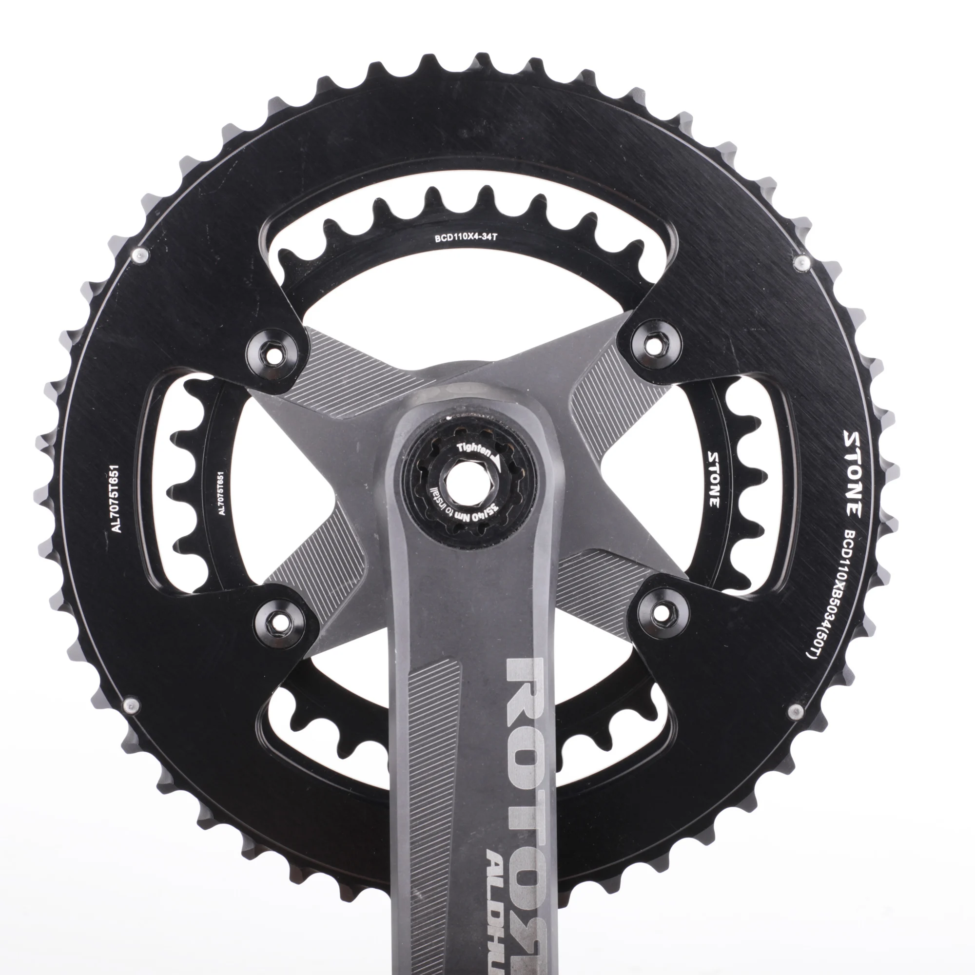 Kámen 110 bcd dvojitý chainring pro S himano 4700 5800 6800 9000 pro rotorem 4 šrouby silnice jízdní kolo 52 36T 53 39z 54 40T 50 34T 46 32T 2X