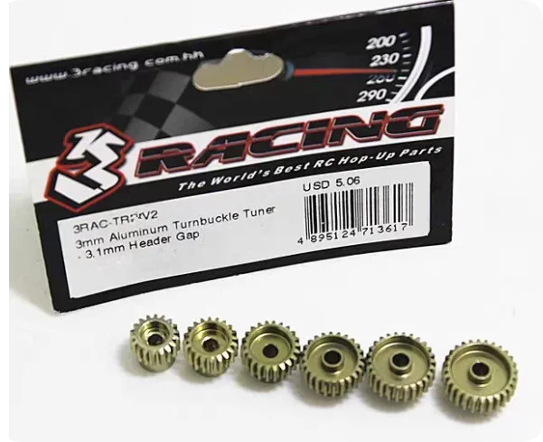 48P Pinion Gear Set for Axial SCX10 Heng Long R31 RC Car 3Racing Sakura Hardened Metal Motor Gear 18/19/20/21/22/23/24/25T-28T