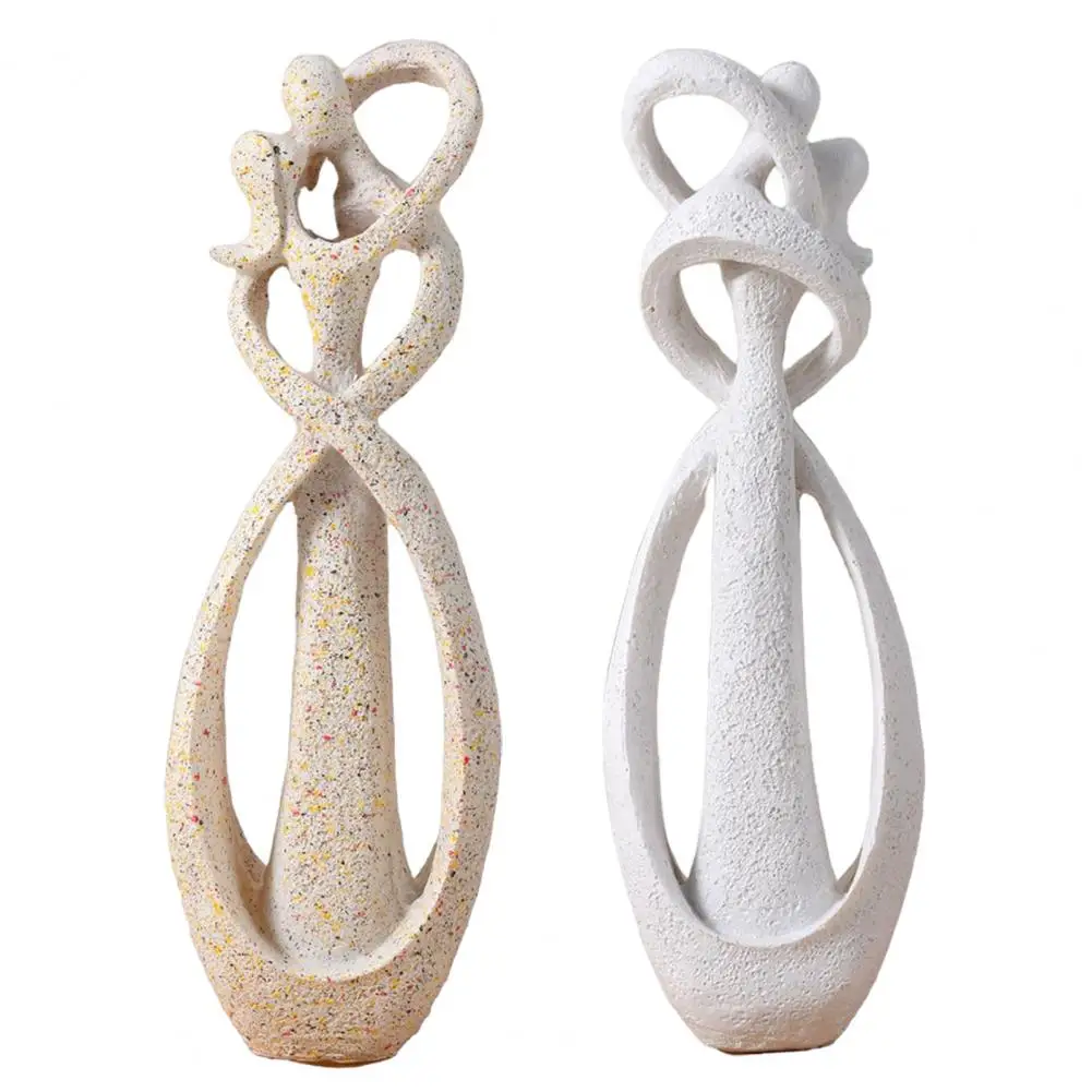 Nordic Creative Home Decorations Living Room Room Office Sandstone Abstract Figure Decoration Couple Figurine