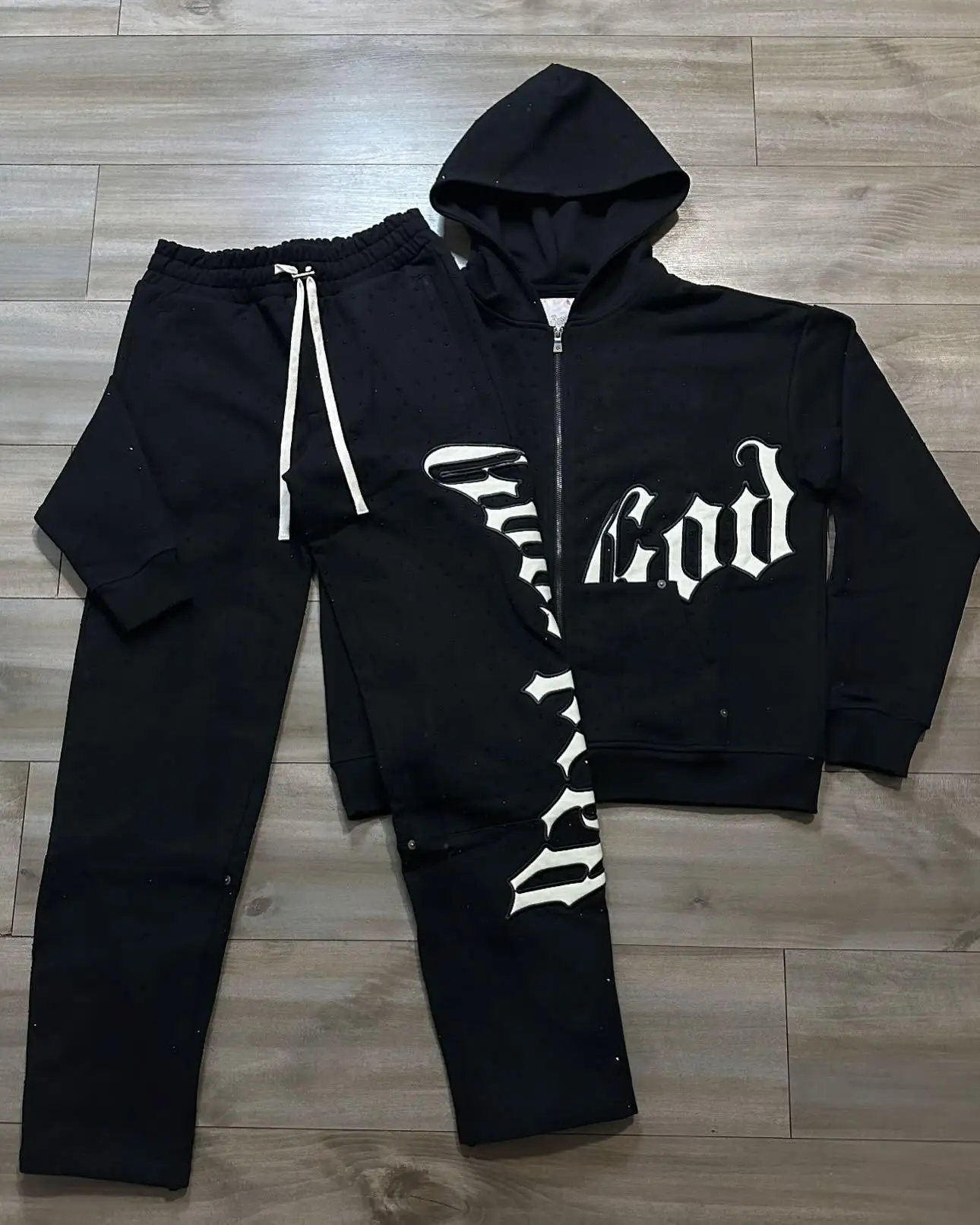 Sweatsuit الرجال النساء الرياضة البدلة زمم هوديي و Sweatpants 2 قطعة مجموعة تشغيل بدلة عدو القوطية إلكتروني مجموعة ملابس رياضية غير رسمية