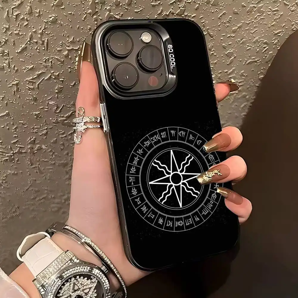 Etui na telefon A-Assyrian F-Flag do iPhone'a 17, 16, 15, 14, 13, 12, 11 Plus, Pro Max, XS, kolor srebrny