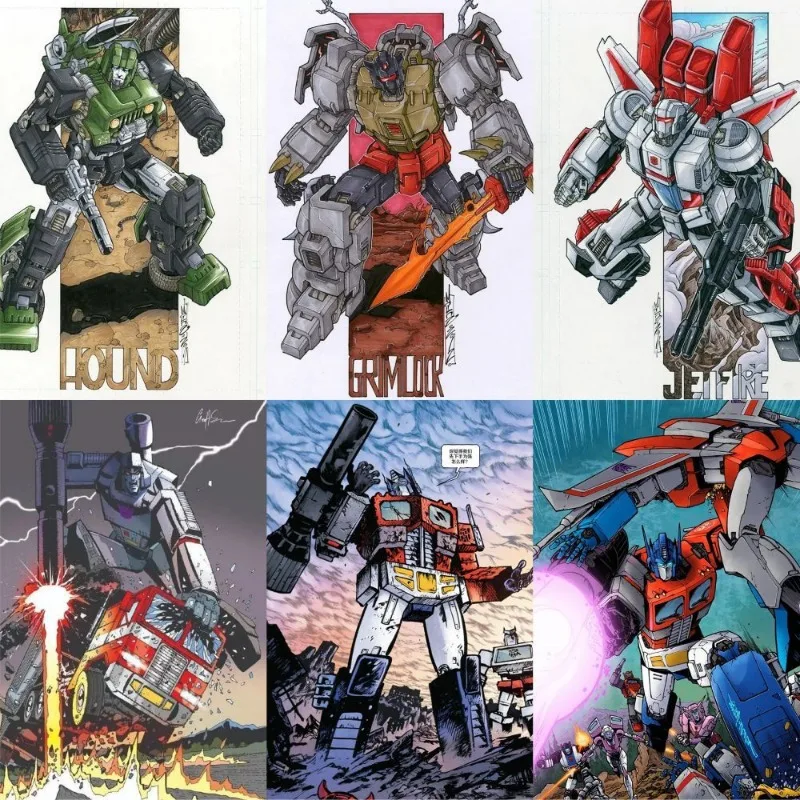 60PCS Transformers Stickers Optimus Prime Megatron Soundwave Bumblebee Notebook Mobile Phone Computer Toy Stickers Wholesale