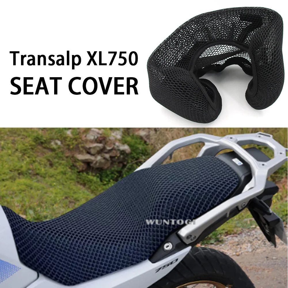 

Motorcycle Accessories Seat Cover For Honda Transalp XL 750 Transalp XL750 2023 Seat Protect Cushion 3D Airflow Seat Cover