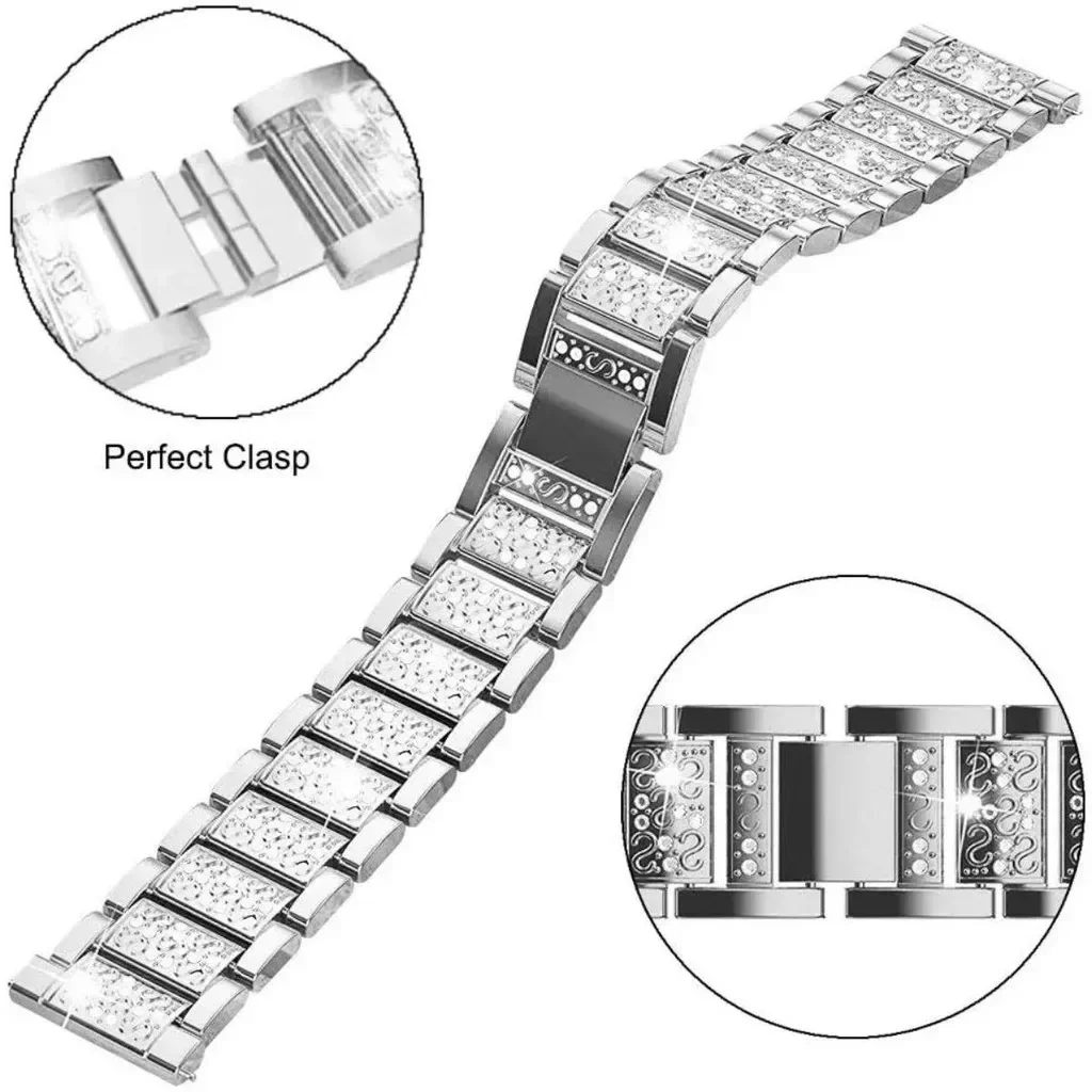 Bracciale con diamanti per Huawei GT 6 5 4 46mm 41mm cinturino in metallo da donna per Huawei Watch 5 4 4Pro 3 3Pro GT6 Pro GT5 GT4 GT3 GT2e