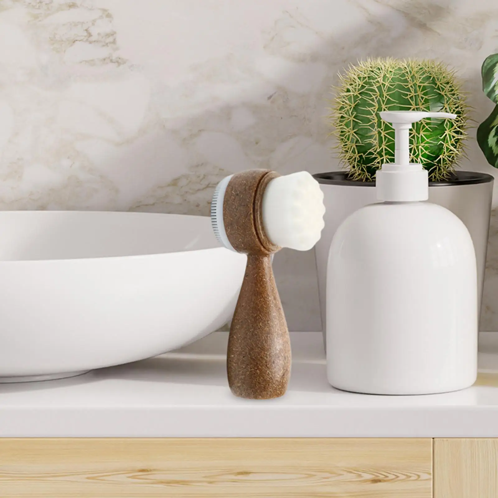 Cepillo de limpieza Facial Manual, herramienta de belleza para limpiar la piel, cepillo EXFOLIANTE SUAVE, cepillo de masaje Facial