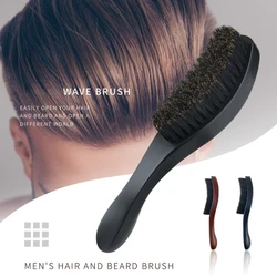 Comb Men Black Styling Comb Beard Hair Brushes Beech Texture Massage Waves Anti-knots Barber Hair Accessories Hair Care