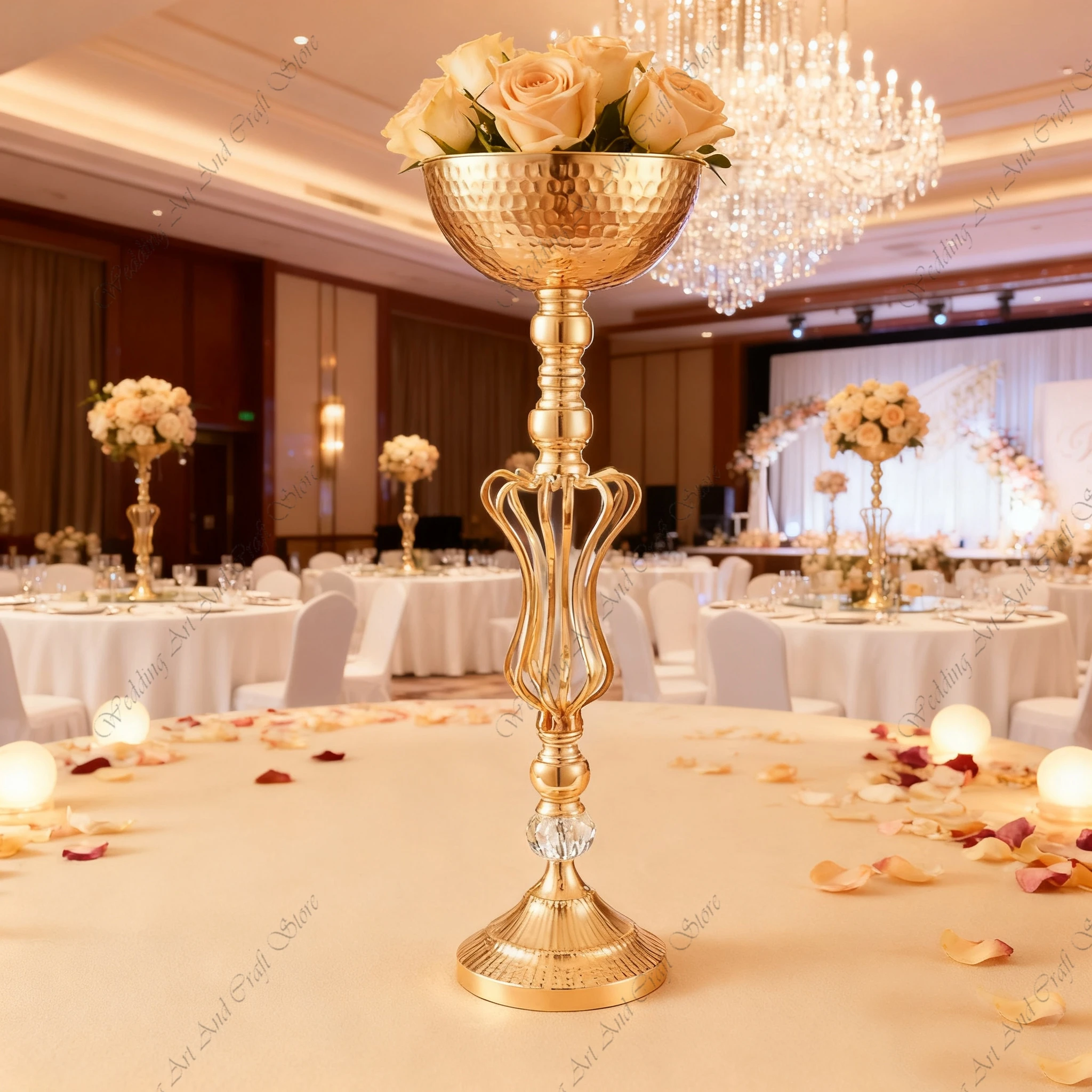 

10pcs 60-100cm f30 Metal Flower Arrangement Stand for Wedding Reception Table Decor Wedding Flower Centerpieces Stand ivy263