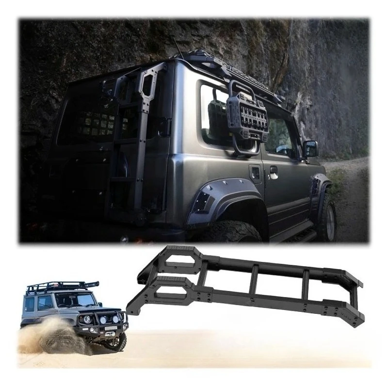

Suzuki Jimney JB74 JB64 2018 High Quality Off-Road Rear Ladder Jimney Rear Door Ladder