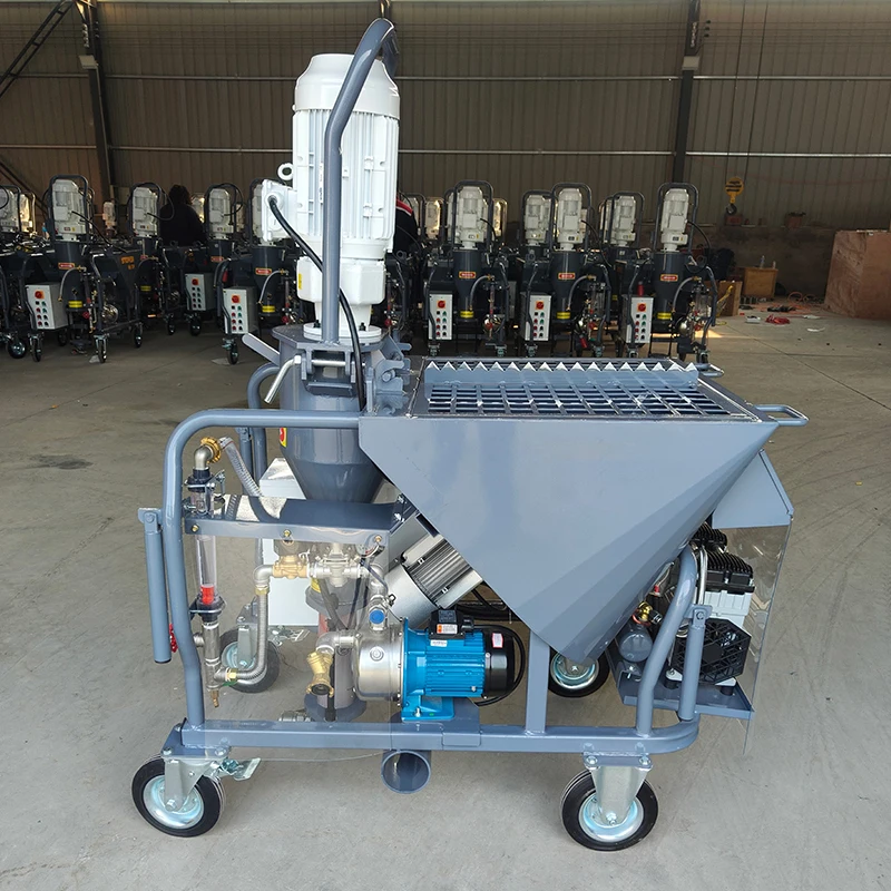 Customized Gypsum Spraying Machine Automatic Plaster Sprayer Wall Plastering Machine Cement Mortar Spraying Equipment