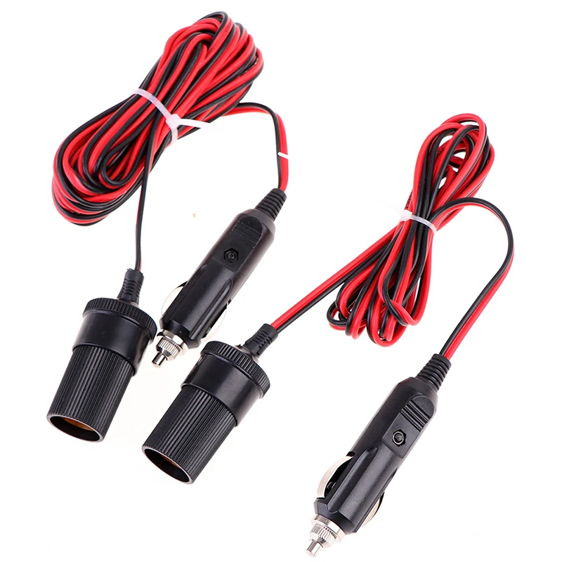 5M 12V Car Extension Cable for Cigarette Lighter Car Cigarette Lighter