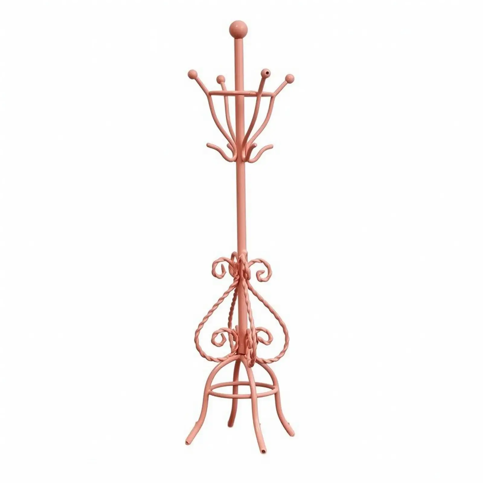 Miniature Coat Rack European-Style Dollhouse Coat Stand Decorative Miniature Clothes Hanger for Miniaturists, OB11 Room Scenes,