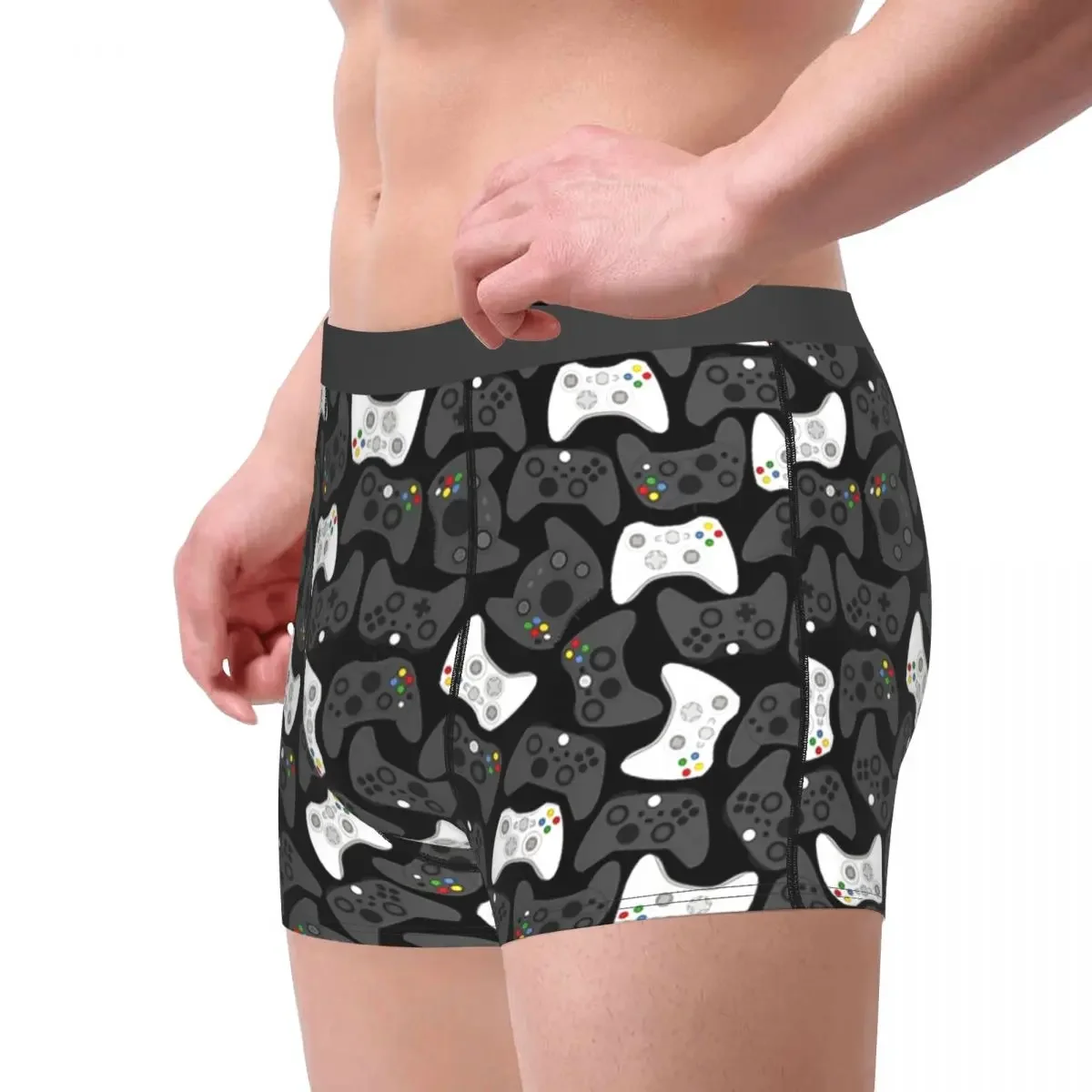 GAMER CONTROLLER XB FANS Underpants Breathbale Panties Male Underwear Print Shorts Boxer Briefs