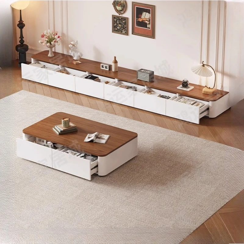 تمديد حامل تلفزيون فاخر عمودي ثقيل مصمم تلفزيون حامل تلفاز زجاجي الحد الأدنى Meuble تلفزيون صالون الأثاث المنزل #5