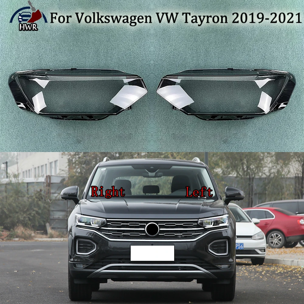 

Headlamp Cover Transparent Headlight Shell Lens Plexiglass Replace Original Lampshade For Volkswagen VW Tayron 2019 2020 2021