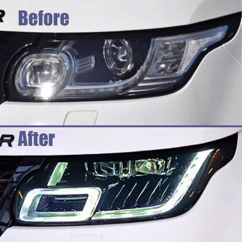 LED Headlights For Land Rover Range Rover Sport L494 2014-2017 Lighting Systems HeadLamps Assembly Car Accessories Plug and Play