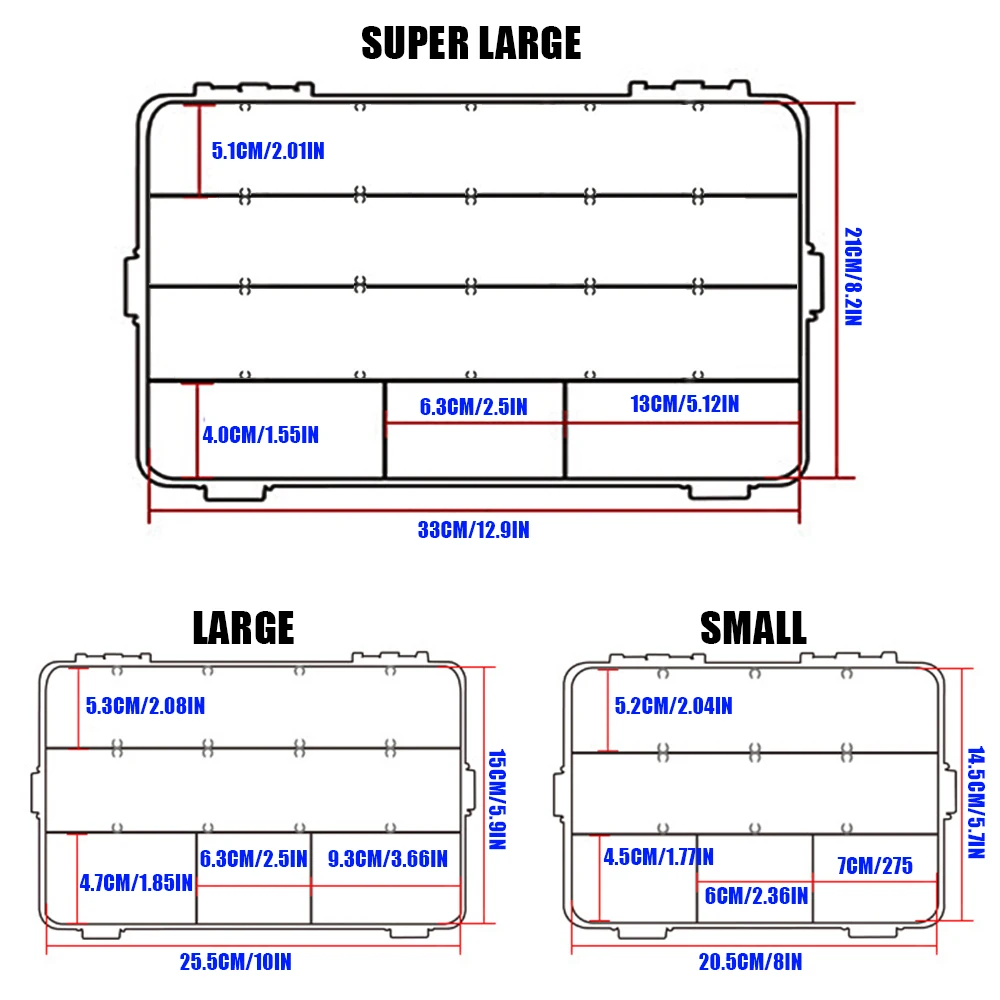 Caja estanca SAMOLLA para señuelos – Almacenaje impermeable pesca - imagen 3