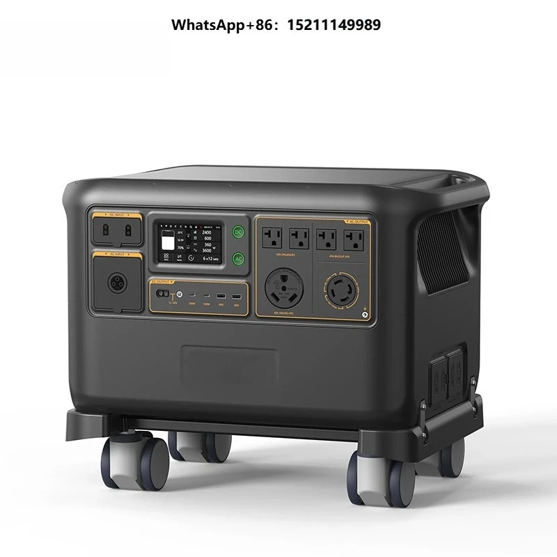 High Capacity Home Solar Generator Power Station Portable 3600W 7200W LifePO4 for Emergency Power Supply