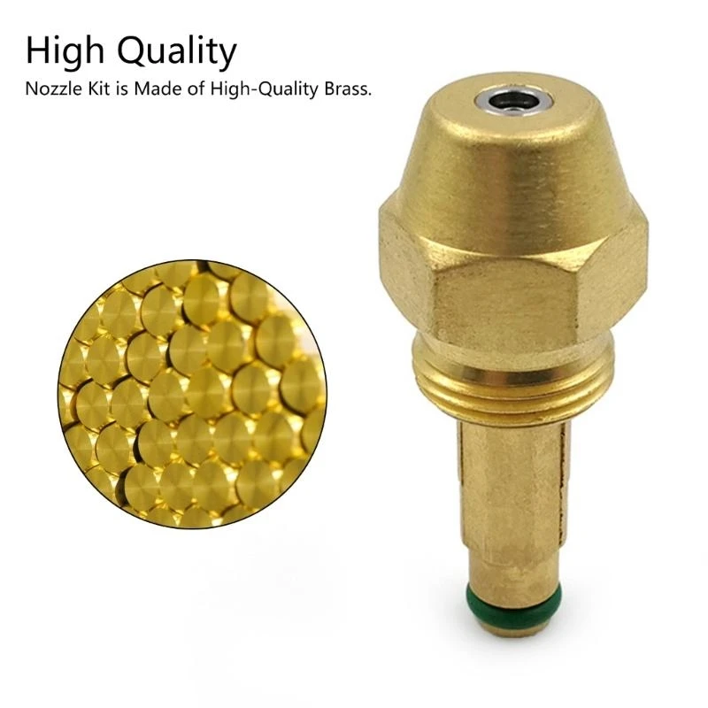All Brass Nozzle Ensures Performances for Forced Air Heaters