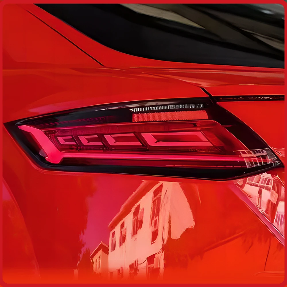For Audi TT FV 2015-2018 Taillights Assembly Upgrade LED Car Accessories Startup Effect Streamer Turn Signal Light Plug and Play